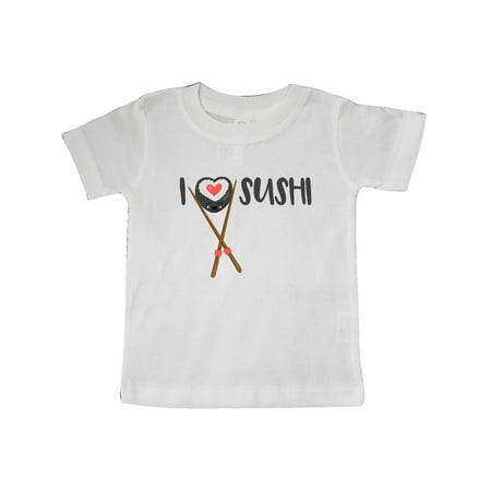 

Inktastic Kawaii I love Sushi Gift Baby Boy or Baby Girl T-Shirt