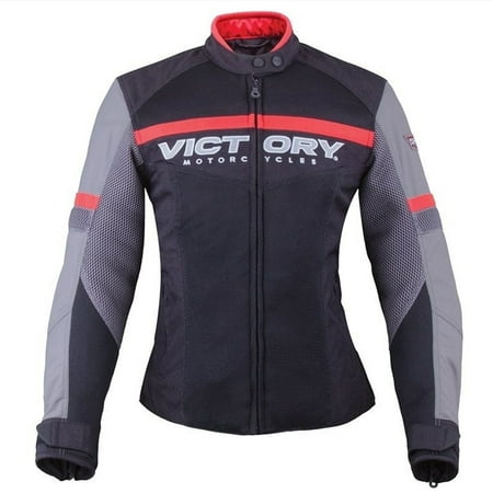 Victory Motorcycle New Women's Skyline Mesh Riding Jacket, Medium, (Best Cold Weather Motorcycle Riding Gear)