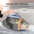 thumbnail image 4 of Yayeee Pillowcase Standard Size Set of 2 Satin Wrinkle Resistant Pillow Case, Cute Ghosts, 4 of 7