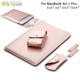 thumbnail image 2 of Funda de cuero PU para portátil, funda para MacBook Air 11 12 Pro 13 15 Retina (negro 13 pulgadas), 2 of 10