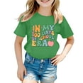 thumbnail image 1 of Xuewenshw T-Shirt Mode Enfant Décontracté Imprimé Col Rond Manches Courtes Ample, 1 of 4