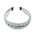 thumbnail image 5 of Unique Bargains 1 Pc Headband Colorful Yarn Hair Accessories for Women Light Blue, 5 of 5
