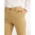 thumbnail image 5 of Free Assembly Women's Mid Rise Slim Straight Chino Pants, 25” Inseam, Sizes 0-20, 5 of 6