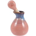 thumbnail image 1 of HUGFEGWE Red Ceramic Dispenser Bottle Refillable Storage Container for Beauty Salon and Spa for Essential Oils Elegant Design U2537-4391, 1 of 9