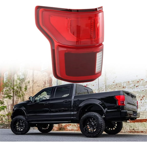 EPOTOOR Left Driver Side Tail Light Replacement for Ford F150 2018-2020 with Blind Spot Brake Light FO2800268
