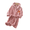 Embroidered Red, variant on LYMAYTER 1-12Y Kids Toddler Hooded Bathrobe Casual Warmer Sleepwear Winter Tie-belt Robe Boys Girls‌