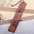 thumbnail image 2 of Marcapáginas de Madera TANGJMXG Hechos a Mano 2 Piezas Vintage Regalo para Mujeres Hombres Estudiantes, 2 of 4