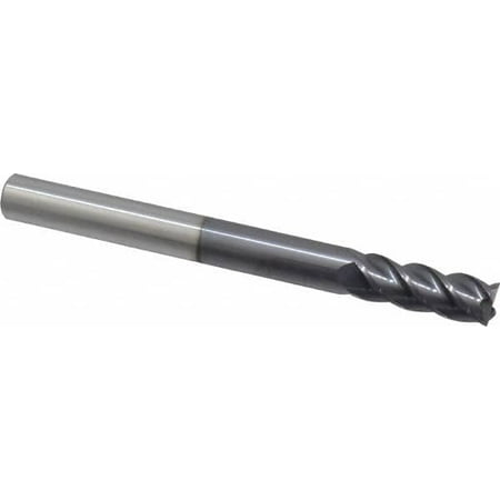 

Accupro 3/8 Diam 4 Flute Single End Solid Carbide 0.01 Corner Radius End Mill AlTiN 4 OAL 1 LOC 3/8 Shank Diam 40° Helix RH Cut RH Flute Centercutting