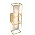thumbnail image 2 of Eurofase 46837-028 Blakley 16 in. Matte Gold Alabaster Outdoor Wall Sconce, 2 of 3