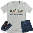 thumbnail image 4 of Four Parks One Mouse Shirt, Animal Kingdom Epcot Magic Kingdom Vacation Shirt Casual Unisex Short Sleeve (US, Alpha, XX-Large, Regular, Regular, Gray), 4 of 5