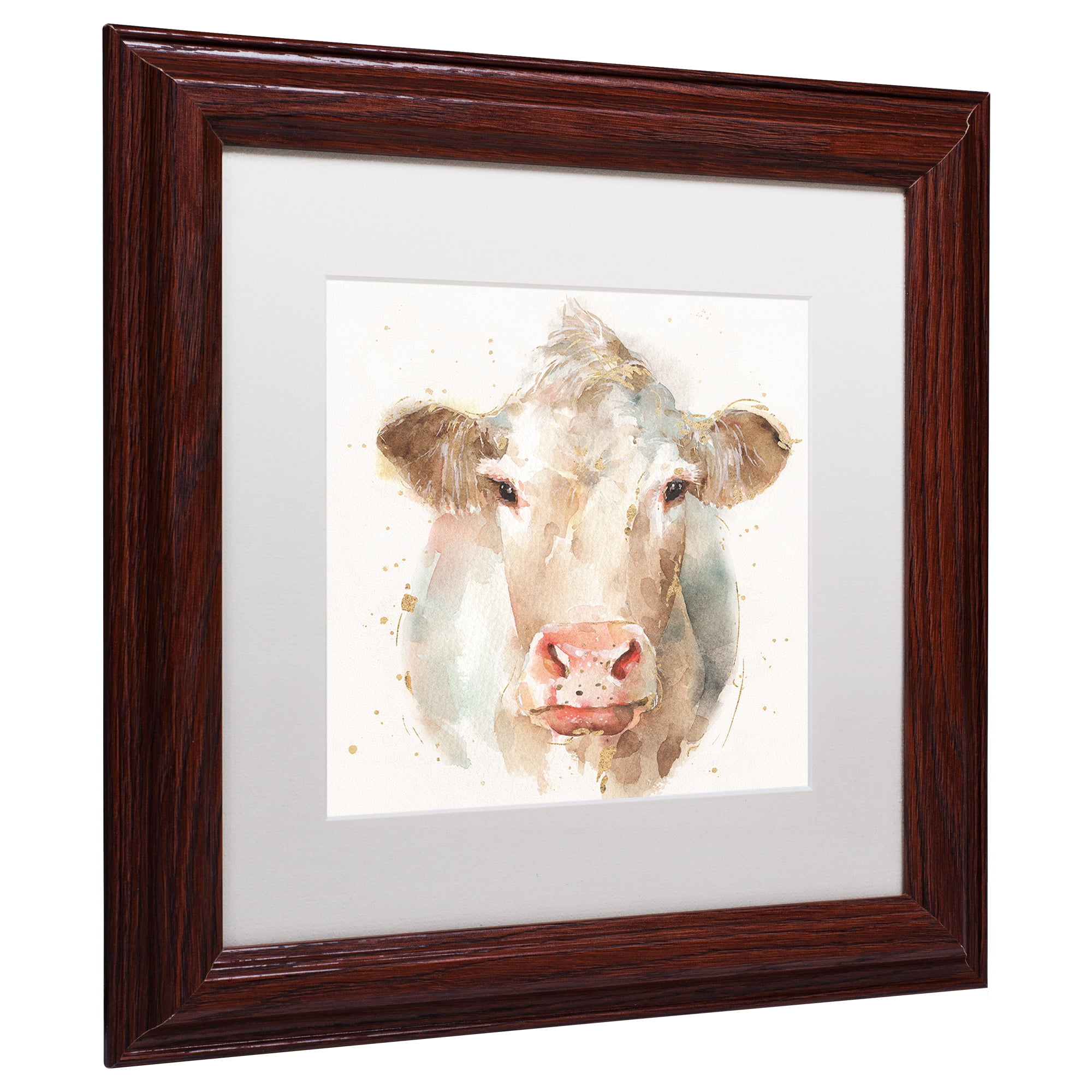 Trademark Fine Art 'Farm Friends II' Matted Framed Art by Lisa Audit