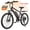 Black, variant on VARUN Electric Bike for Adults, 350W 20MPH Commuter Ebike with 36V Removable Battery, 24'' Electric Mountain Bike with Front Fork Suspension and Dual Disc Brakes