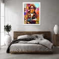 thumbnail image 3 of Stephen Chambers 25x32 White Modern Wood Framed Wall Art Titled - John Lennon Nyc, 3 of 6