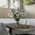 thumbnail image 7 of NOGIS Luxury Faux Flower Arrangements - High-End Artificial Flowers in Vase - Realistic Faux Peonies & Floral Stems - Beige, White & Champagne Flowers - Elegant Neutral Home Decor, 7 of 7