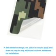 thumbnail image 4 of Unique Bargains Down Jacket Repair Patch 2' x 3', 6 Pack Self Adhesive Nylon Fabric Patch, Camo, 4 of 5