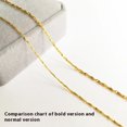 thumbnail image 2 of Pure Color Silver Necklace Clavicle Chain Female, 2 of 2