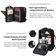 thumbnail image 3 of Mochila Lulumm Aviator para Viaje Expandible, Porta Laptop de 18 Pulgadas, Backpack Impermeable con Puerto USB, Capacidad 40L, Múltiples Compartimientos, Porta Lentes, Bolsa Ropa Mojada, 3 of 6