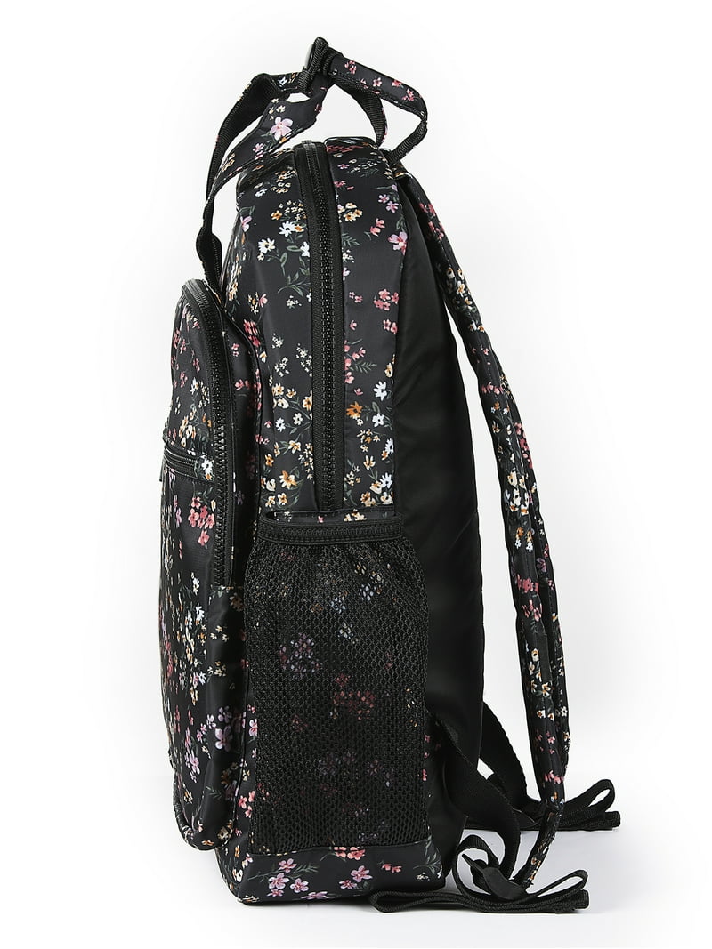 Reebok Unisex Talisman Backpack, Black Floral - Walmart.com display picture 1