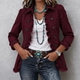 thumbnail image 5 of Gfyviroh Women's Ruffle Trim Fall Jacket Stylish Double Button Detail Open Front Boho Jackets Plus Size Casual Lightweight Outerwear, 5 of 9