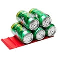 thumbnail image 5 of The Fridge Monkey Mat Organizer Wine & Soda Can Organizer for Refrigerator - Drink Organizer Holder Makes Cans & Bottles Stackable for Easy Storage, 5 of 8