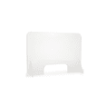 thumbnail image 3 of Sneeze Guard, Extra-Thick (1/4”) Transparent Acrylic Protection Shield for Countertop, Desk, and Station Use (24” H x 28” W), 3 of 9