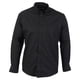 thumbnail image 1 of Absolute Apparel - Camisa de manga larga estilo Oxford para hombre (Negro), 1 of 4