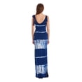 thumbnail image 3 of Riviera Sun Tie Dye Spaghetti Strap Maxi Dress (Dark Blue Tie Dye, Medium), 3 of 3