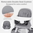 thumbnail image 4 of OLAKIDS 9 in 1 High Chair, Convertible Baby Highchair for Babies and Toddlers, Table and Chair Set Building Block Infant Dining Booster Seat, Kids Stool with Activity Children Play Kitchen, 4 of 10