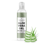 Aloe Vera Gel -  from Organic Aloe Leaf - Vegan | Non GMO Grown in USA 8 FL OZ