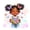 Blue Pink Purple, variant on Castle Fairy Kawaii Black Girl Twin Comforter Sets 2pcs,Cartoon Dessert Donut Bedding Set,Black Pink,Grey Reversible,1 Comforter and 1 Pillowcase