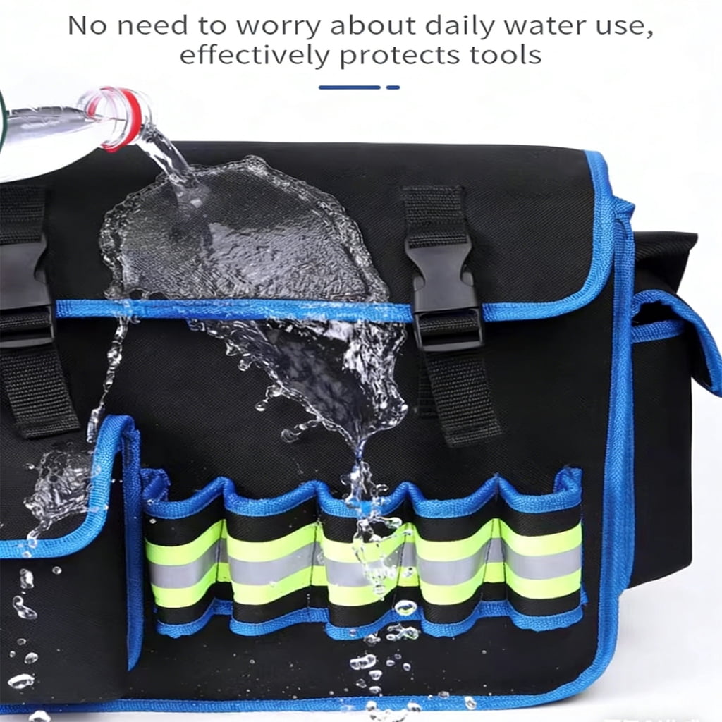 PatungKu Tool Bag Wide Mouth Tool Storage Bag Tool Organizer Bag Screwdriver Home Organizer for Indoor and Outdoor Gardening