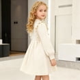 thumbnail image 3 of LNMQLPDBS Princess Gown Dress with Built in Shapewear Plus Size Formal Dresses Kids Clothes Girls Size 7-8 Girls Christmas Clothes Neutral Baby, Beige 15-16 Years, 3 of 9