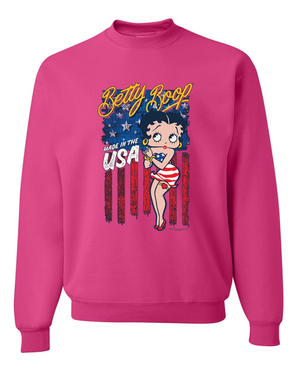 Red betty boop crewneck sales
