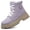 Purple, variant on LASUDRAA Women High Top Steel Toe Safety Boots, Puncture Proof Slip Resistant Lightweight Industrial Work Shoes for Construction Warehouse Work