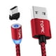 thumbnail image 3 of Micro USB Carga Cable Cable USB Micro Cable Anti-,Compatibilidad Universal,Enchufe Hecho Material Aleación Aluminio rojo, 3 of 8