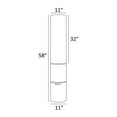 thumbnail image 3 of Lite Source Ls-83674 Sahirah 59" Tall Led Column Floor Lamp - Wood, 3 of 7