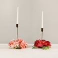 thumbnail image 4 of Under 10 Candles & Holders Simulation Flower Rose Hydrangea Candlestick Table Decoration Warm Home Table Decoration Piece Beautiful Gift, 4 of 6