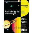 thumbnail image 2 of Astrobrights Colored Paper, 24 lb., 8-1/2" x 11", Warm Assortment, 500 Sheets Per Ream, 2 of 2