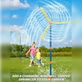 thumbnail image 3 of Windmill Water Sprinkler - 360° Spinning Yard Toy for Kids,36-Nozzle Outdoor Water Game,Summer Backyard Fun for Toddlers & Dogs,Spinning Water Toy,Outdoor Sprinkler,Kids Water Game(Yellow), 3 of 7