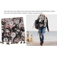 thumbnail image 2 of HSHDLDF Foulards Légères pour Femmes, Mode, à Imprimé Floral, Hiver Automne, Chaudes, Foulard Châle, 2 of 5