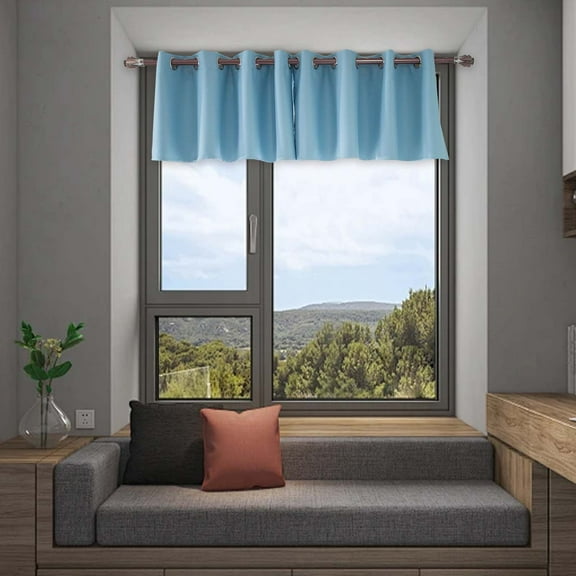 WZXPWT Short Blackout Curtains, 14"x30" Light Blocking Drapes, Window Shades, Privacy Blinds