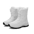 thumbnail image 4 of Women's Winter Snow Boots Waterproof Shoes Walking Comfortable Hiking Tennis Short Boots Furry Mid Warm Lightweight, 4 of 5