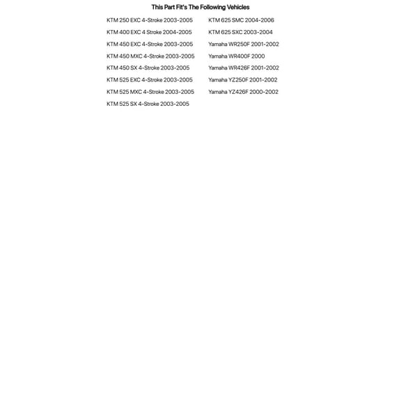 Tusk Carburetor Mid Body Gasket Kit