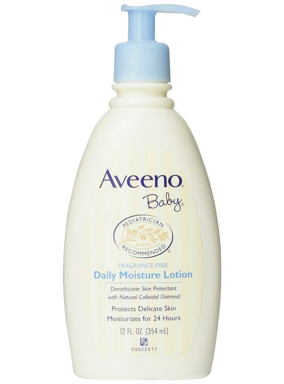 5 Pack AVEENO Baby Daily Moisture Lotion Fragrance Free 12 oz Each