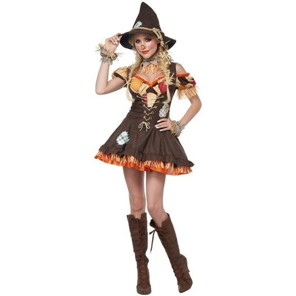 California Costumes Sassy Scarecrow Women's Halloween Fancy-Dress Costume for Adult, XS (4-6)