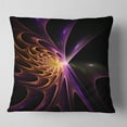 thumbnail image 2 of Designart Fractal 3D Colored Bulgy Circles - Abstract Throw Pillow - 18x18, 2 of 5