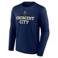 thumbnail image 2 of Men's Navy New Orleans Pelicans Tip-Off Long Sleeve T-Shirt, 2 of 3