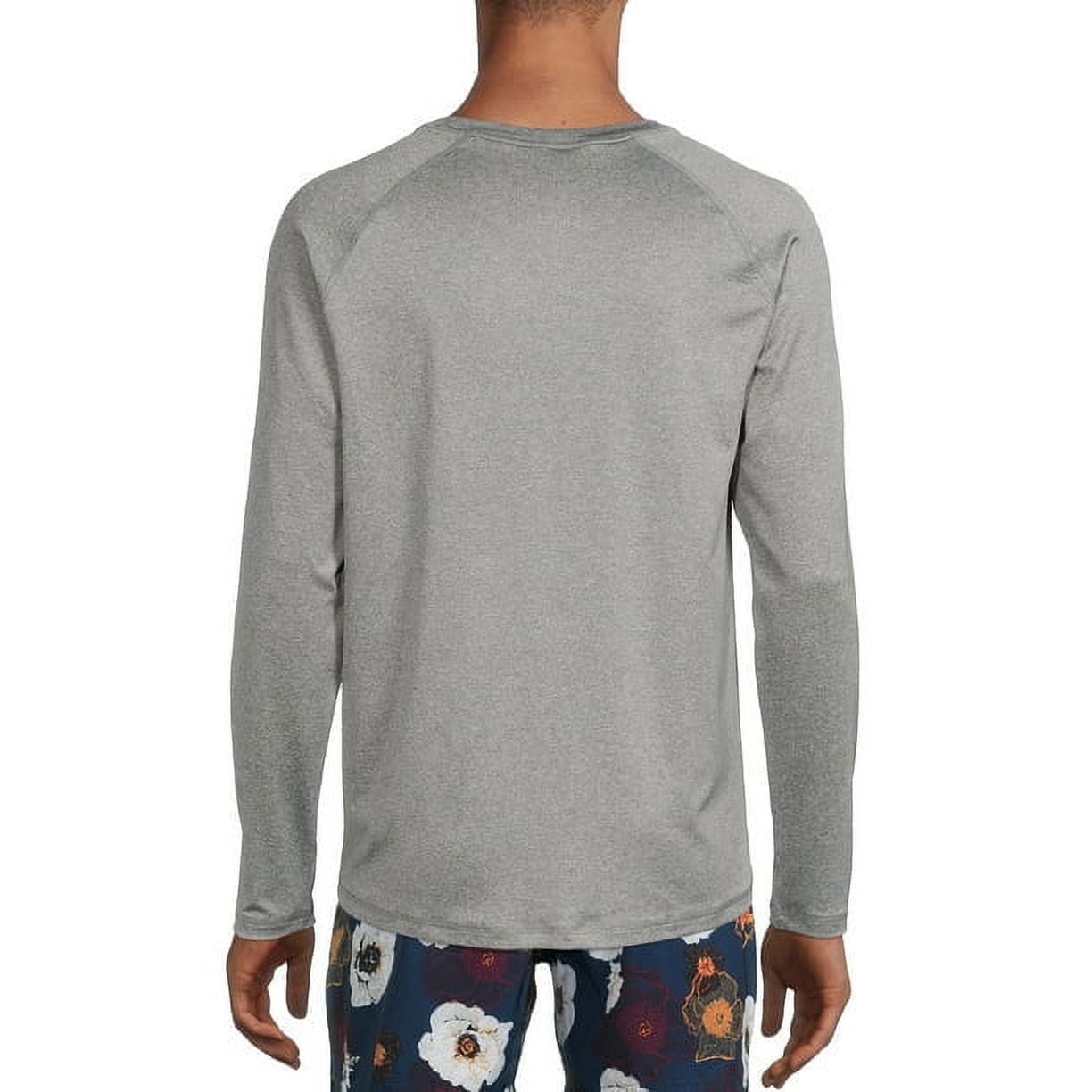 George Men's Long Sleeve Rash Guard with UPF50+, up to Size 5XL