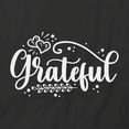 thumbnail image 2 of Grateful T-Shirt | Positive Vibes Black Tee Gift, 2 of 5