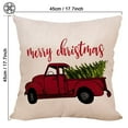 thumbnail image 2 of Luxtrada 3PCS/Set Merry Christmas Xmas Gift Throw Pillow Case Cover Truck Pillow Cover Cushion Sofa Car Home Decor, 2 of 10